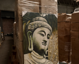 Ca. 21x Canvas schilderij Buddha 60×90